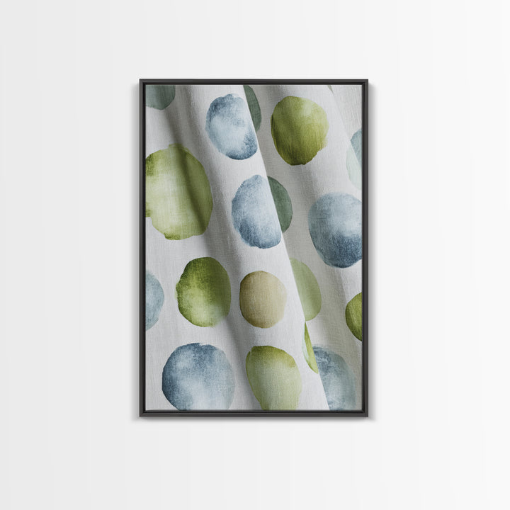 Soap Bubbles Rendered as Playful Abstract Circles Canvas Print, Laundry Room Art, Digital Wall Art, Living Room Decor, Clean, LRA-2x3-86