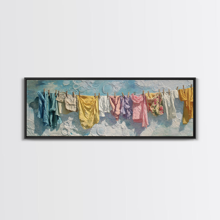 Abstract Suds and Bubbles Canvas Print, Laundry Room Art, Printable Art, Living Room Decor, Abstract Art, Clean, Whimsical Art, LRA-3x1-86