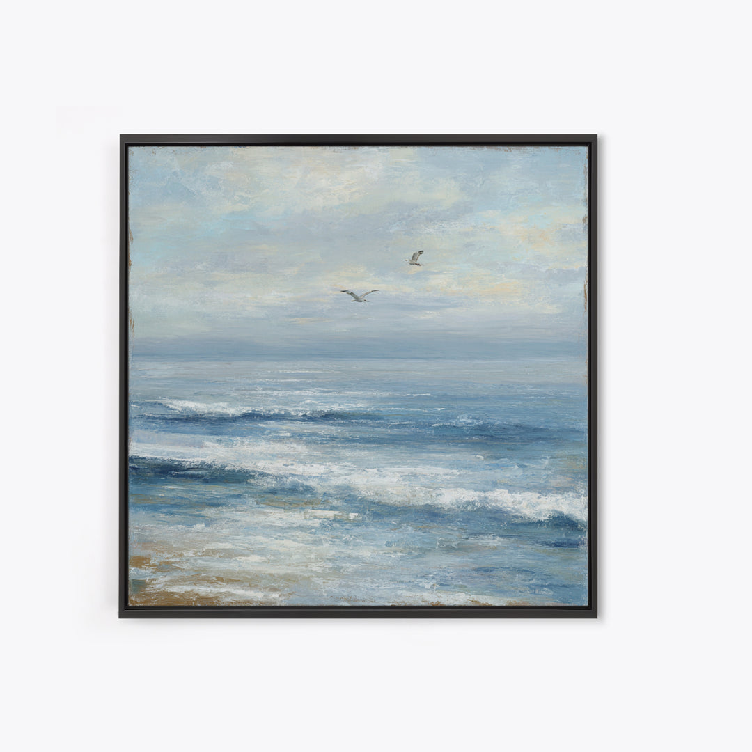 Hotel Coastal Landscape Canvas Print, Master Bedroom, Luxury Decor, Bedroom Decor, Fine Art, Sanctuary, Wedding Decor, MAS-1x1-69