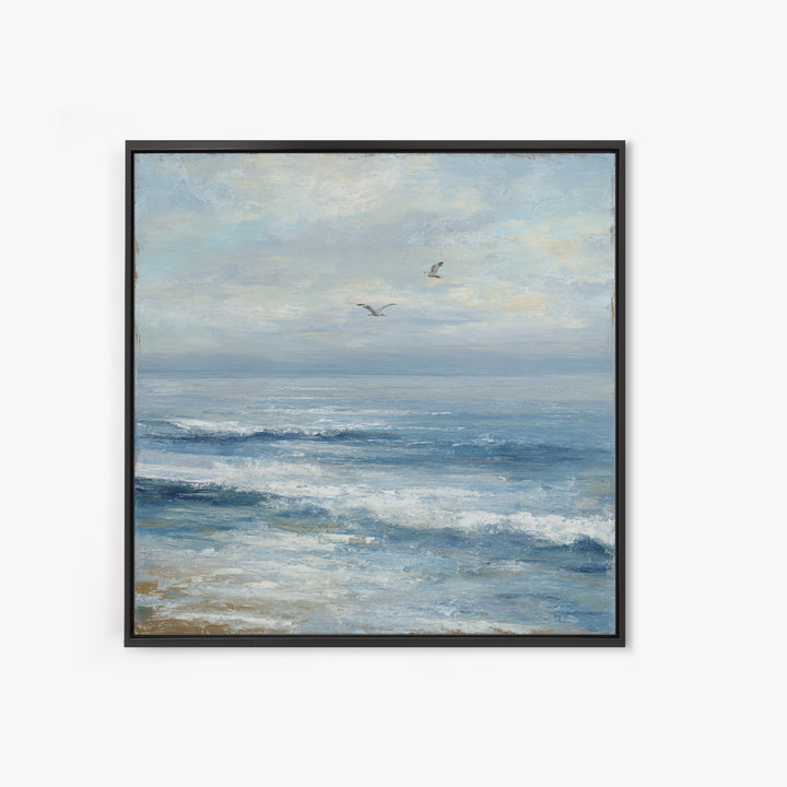 Hotel Coastal Landscape Canvas Print, Master Bedroom, Luxury Decor, Bedroom Decor, Fine Art, Sanctuary, Wedding Decor, MAS-1x1-69