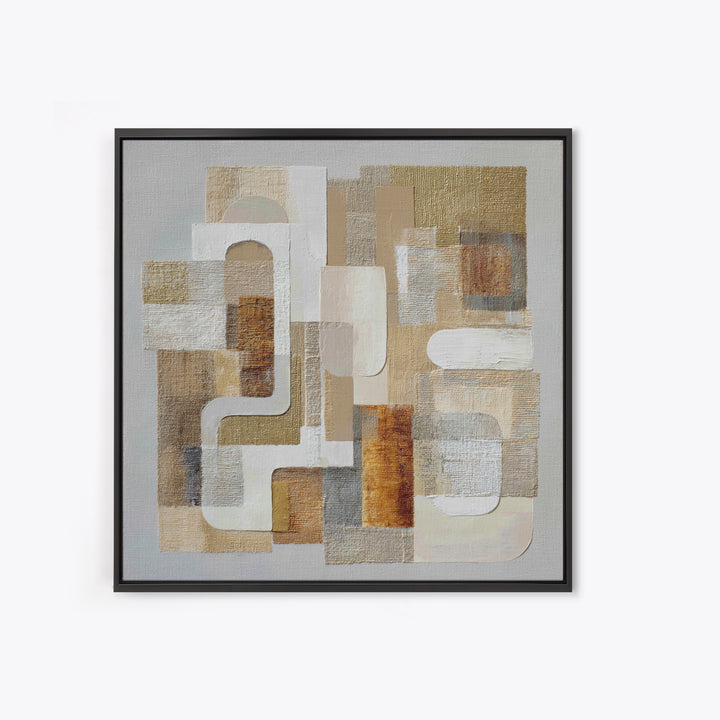 Soft Abstract Linen Texture Canvas Print, Master Bedroom, Statement Artwork, Bedroom Decor, Abstract Art, Sanctuary, MAS-1x1-75
