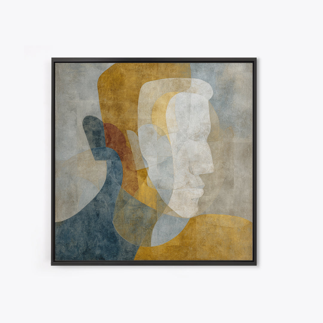 Classical Reclining Figure Implied Through Line Art Canvas Print, Master Bedroom, Modern Decor, Bedroom Decor, Sanctuary, MAS-1x1-94