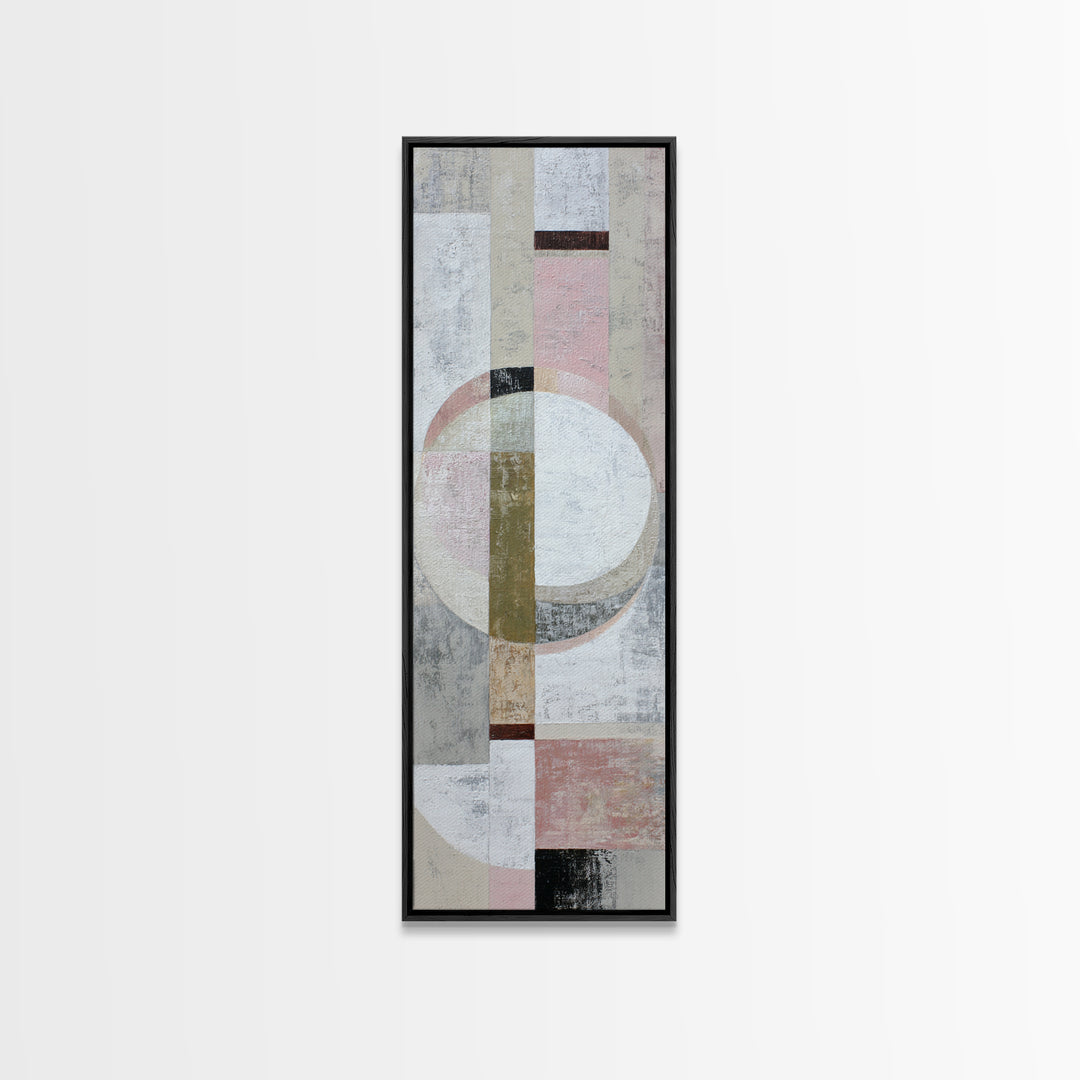 Soft Abstract Linen Texture Framed Canvas Print, Master Bedroom, Canvas Print, Bedroom Decor, Sanctuary, Above Bed Wall Art, MAS-1x3-15