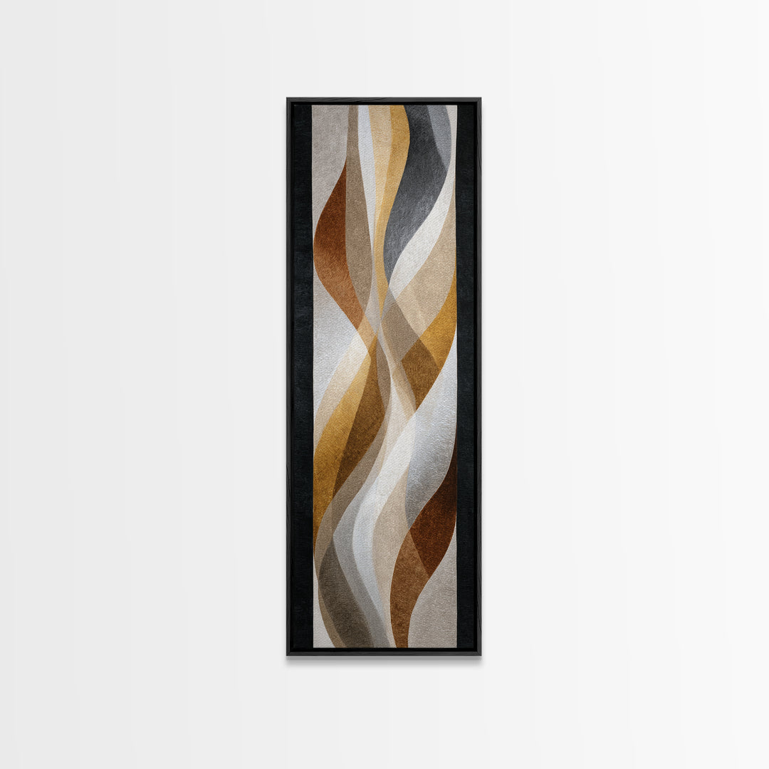 Abstract Wave Forms Canvas Print, Master Bedroom, Wall Art Prints, Bedroom Decor, Abstract Art, Sanctuary, Farmhouse Wall Art, MAS-1x3-32
