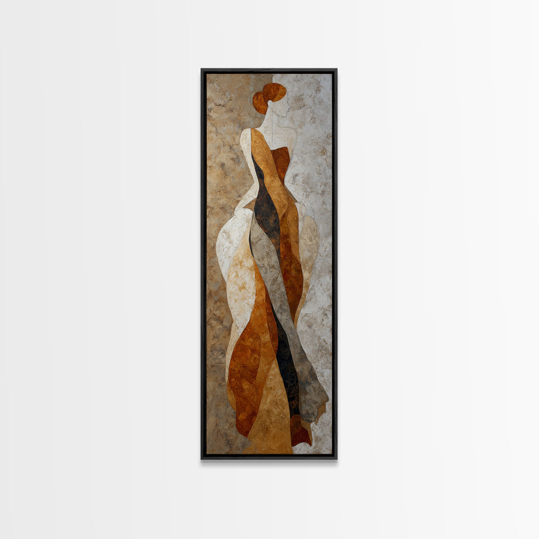 Classical Reclining Figure Implied Through Line Art Canvas Print, Master Bedroom, Master Bedroom Decor, Bedroom Decor, MAS-1x3-34