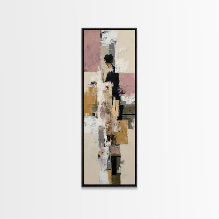 Large Cream Abstract Canvas Print, Master Bedroom, Wall Decor, Bedroom Decor, Fine Art, Sanctuary, Farmhouse Wall Decor, MAS-1x3-77