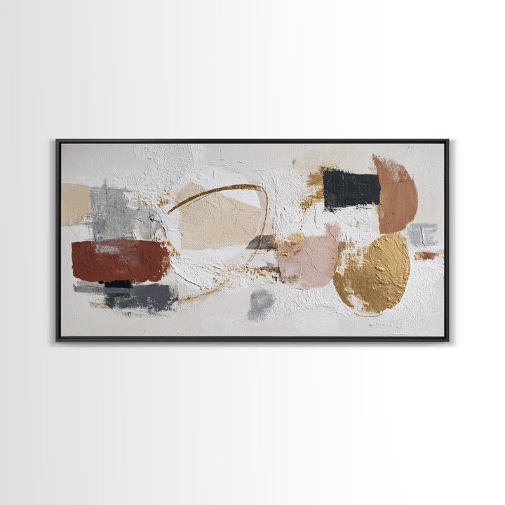 Soft Abstract Linen Texture Canvas Print, Master Bedroom, Farmhouse Wall Decor, Bedroom Decor, Abstract Art, Sanctuary, MAS-2x1-47