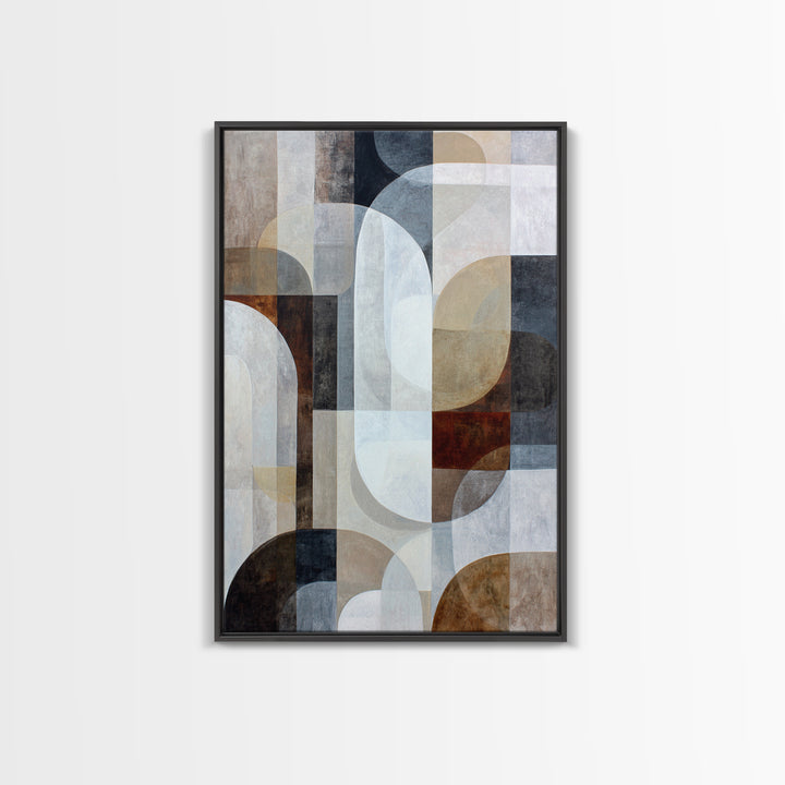 Large Cream Abstract Framed Canvas Print, Master Bedroom, Bedroom Decor, Sanctuary, Living Room Prints, Wall Decor Bedroom, MAS-2x3-1