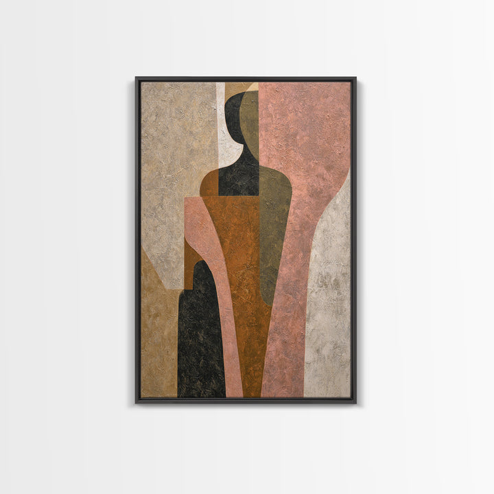 Classical Reclining Figure Implied Through Line Art Canvas Print, Master Bedroom, Minimalist Decor, Bedroom Decor, Sanctuary, MAS-2x3-30