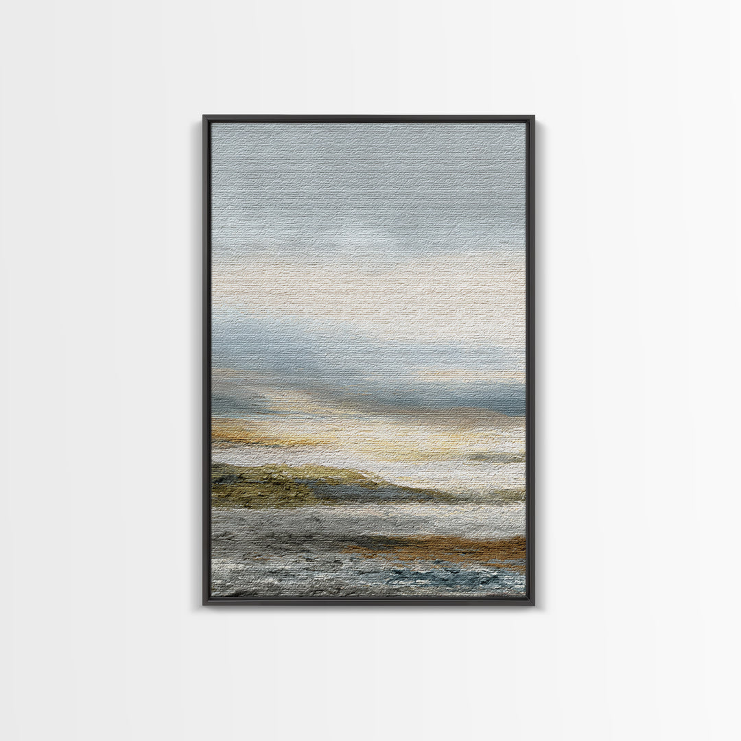 Soft Mountain Ridge Canvas Print, Master Bedroom, Bedroom Wall Art, Bedroom Decor, Oil Painting, Sanctuary, Signs for Home, MAS-2x3-45