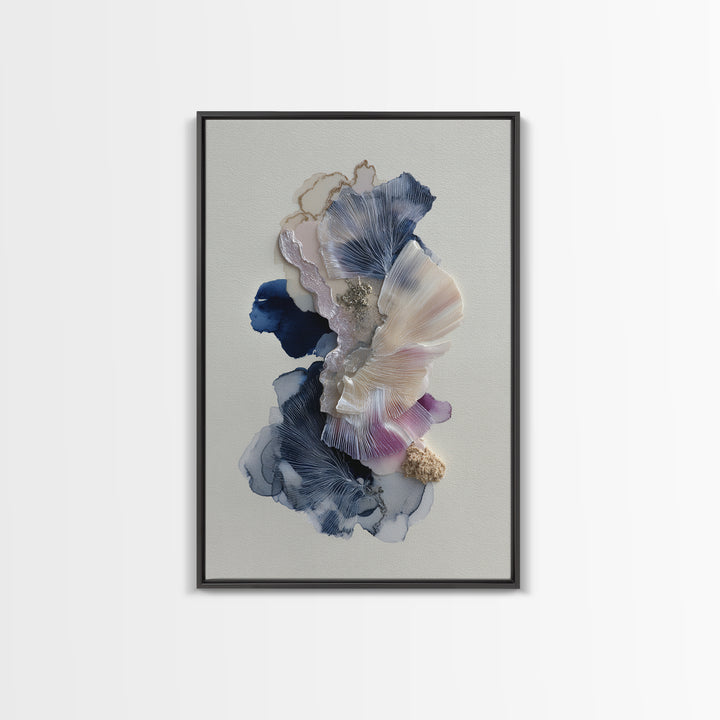 Tonal Floral Diptych Framed Canvas Print, Master Bedroom, Wall Decor, Bedroom Decor, Fine Art, Sanctuary, Farmhouse Wall Decor, MAS-2x3-46