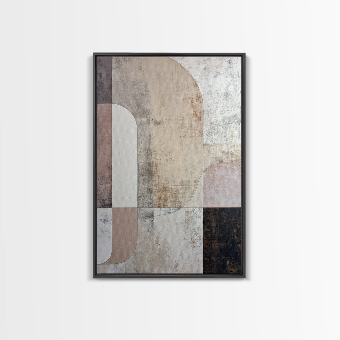 Large Cream Abstract Canvas Print, Master Bedroom, Bedroom Wall Decor, Bedroom Decor, Abstract Art, Sanctuary 449, MAS-2x3-49