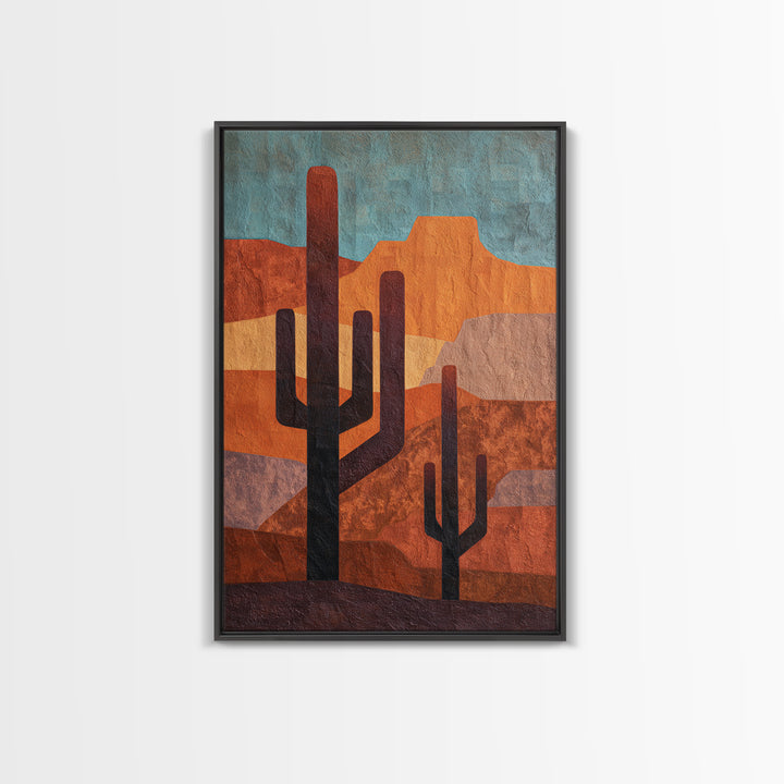 Quiet Desert Dusk Canvas Print, Master Bedroom, Wedding Decor, Bedroom Decor, Fine Art, Sanctuary, Rustic Home Decor, MAS-2x3-66