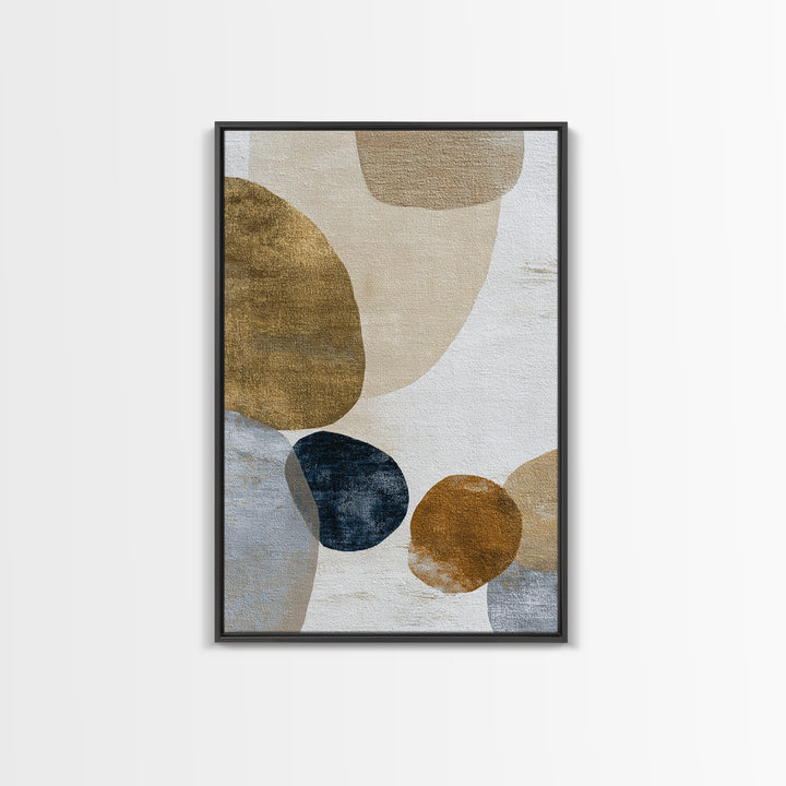 Soft Abstract Linen Texture Framed Canvas Print, Master Bedroom, Set of 2 Prints, Bedroom Decor, Fine Art, Sanctuary, MAS-2x3-83