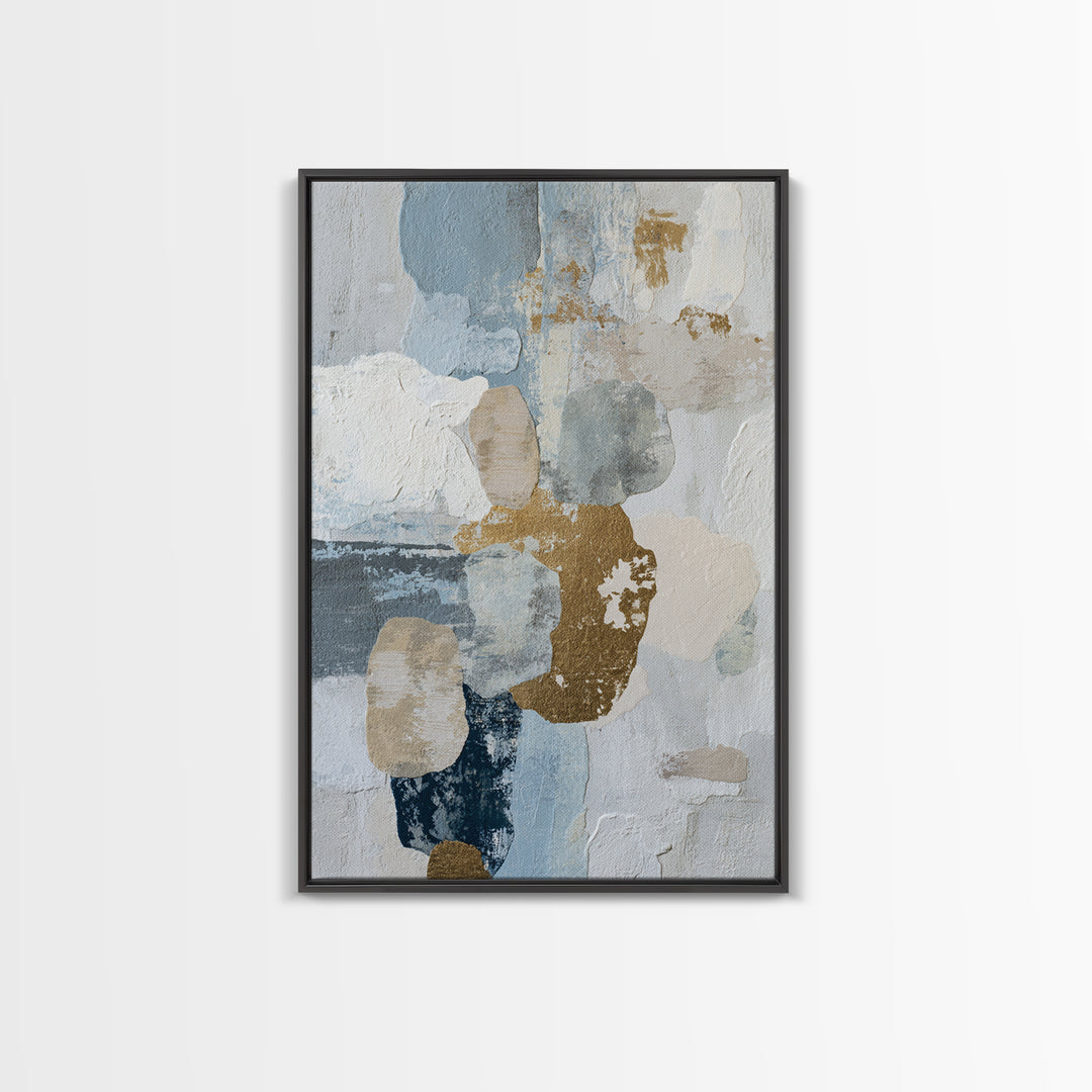 Minimal Stone Shapes Canvas Print, Master Bedroom, Bedroom Prints, Bedroom Decor, Abstract Art, Sanctuary, Gallery Decor, MAS-2x3-96