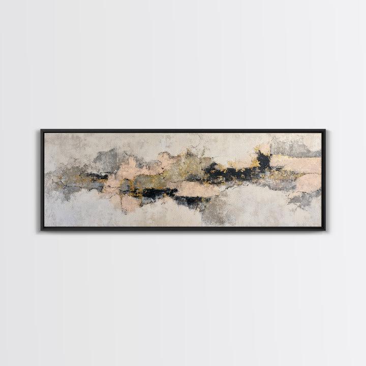 Soft Abstract Linen Texture Canvas Print, Master Bedroom, Bedroom Decor, Abstract Art, Sanctuary, Bedroom Prints, MAS-3x1-43