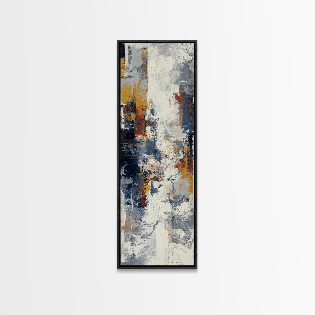 Chaotic Joyful Abstract Canvas Print, Maximalist Art, Retro Wall Art, Living Room Decor, Abstract Art, Maximal, MAX-1x3-10