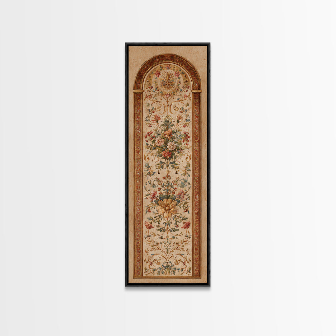 Ornamental Arch Filled Canvas Print, Maximalist Art, Original Art, Living Room Decor, Fine Art, Maximal, Modern Wall Art, MAX-1x3-7