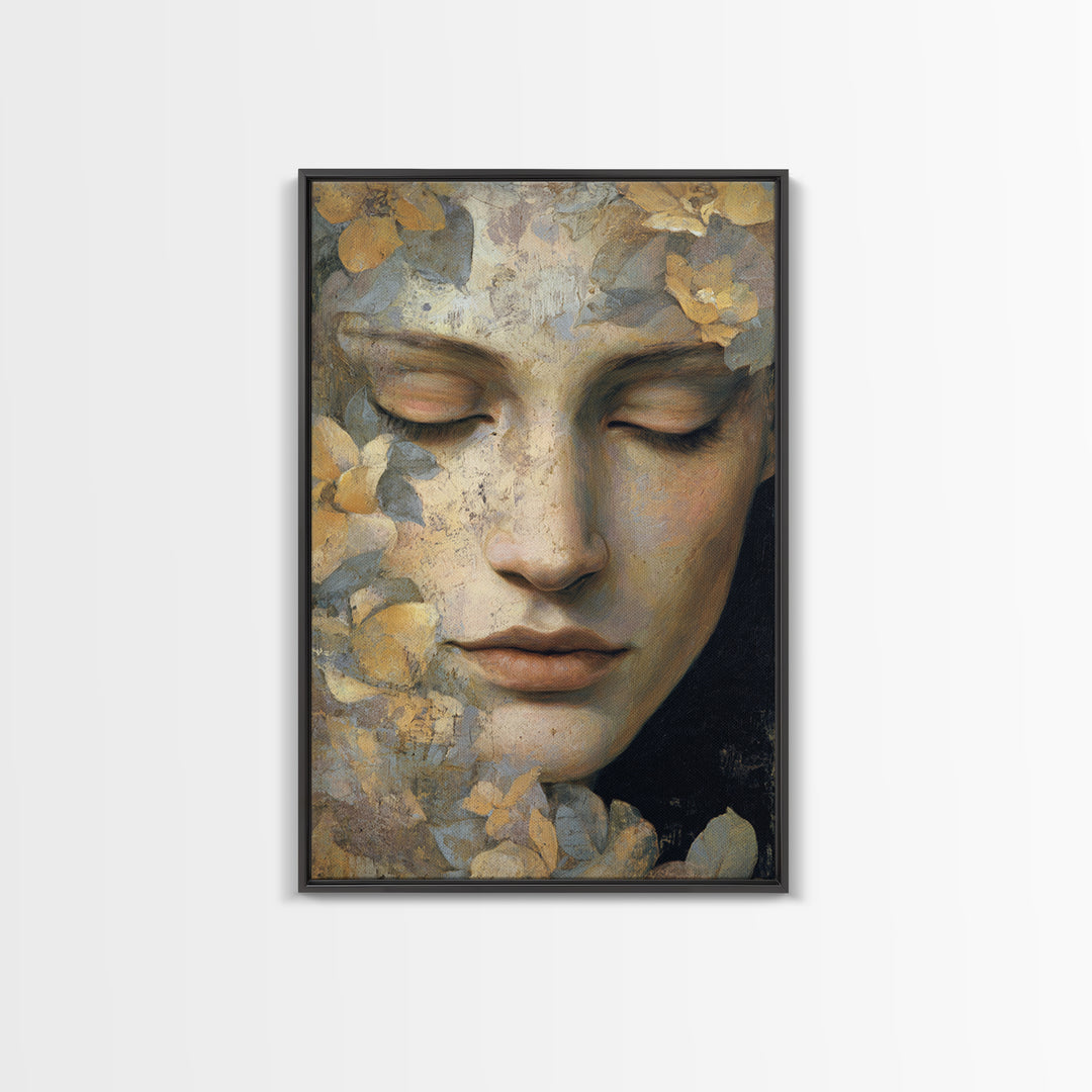Tea Bowl and Steam Canvas Print, Meditation Art, Contemporary Art, Living Room Decor, Fine Art, Stillness, Modern Decor, MED-2x3-77
