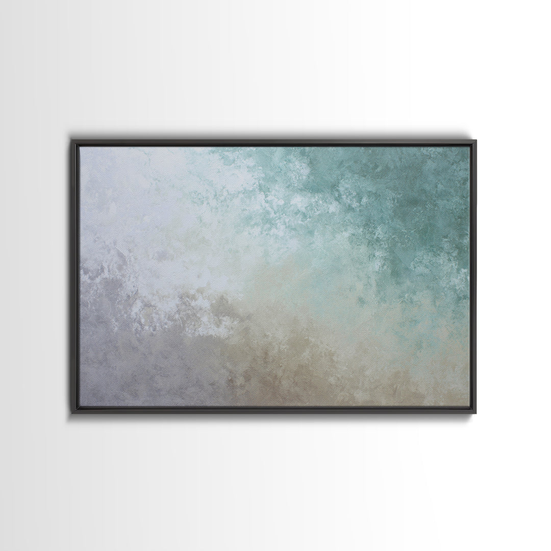 Soft Chakra Color Gradient Without Symbols Overload Canvas Print, Meditation Art, Neutral Wall Art, Living Room Decor, MED-3x2-62
