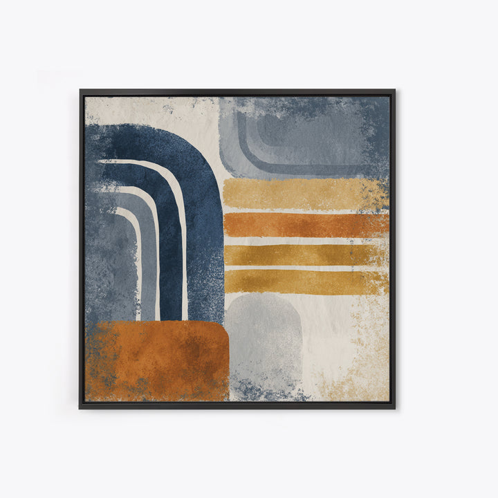 Minimal Abstract Wave Line Canvas Print, Minimalist Art, Minimalist Wall Art, Living Room Decor, Abstract Art, Minimal, MIN-1x1-13