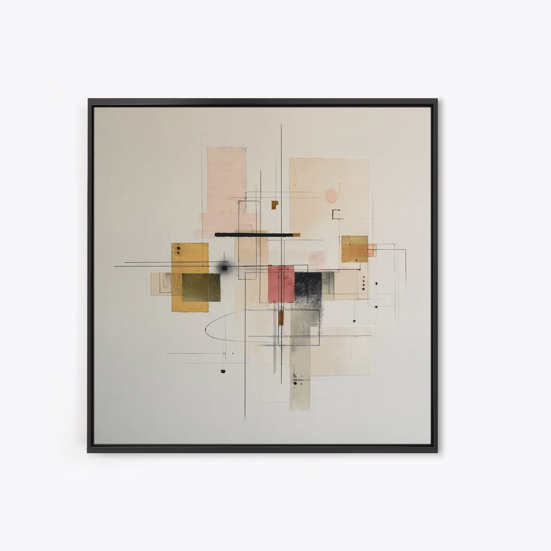 Minimal Cat Line Drawing Canvas Print, Minimalist Art, Digital Wall Art, Living Room Decor, Abstract Art, Minimal, MIN-1x1-23
