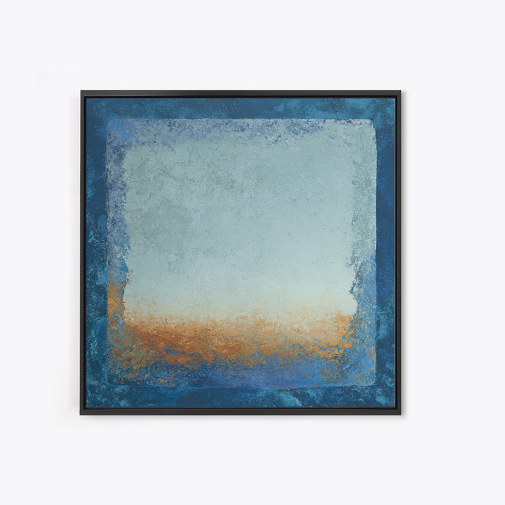 Simple Blue Horizon Canvas Print, Minimalist Art, Modern Art, Living Room Decor, Fine Art, Minimal, Minimalist Decor, MIN-1x1-54