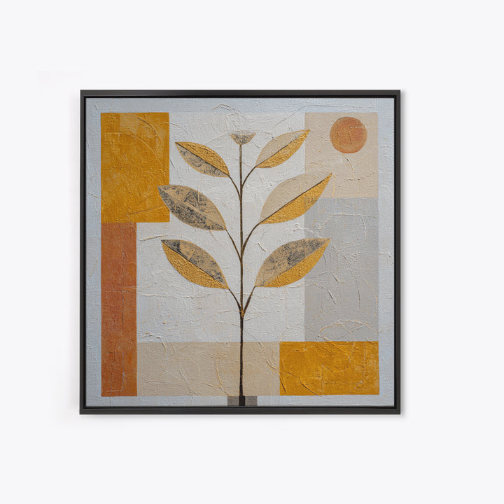 Minimal Branch Silhouette Canvas Print, Minimalist Art, Statement Artwork, Living Room Decor, Fine Art, Minimal, Wall Decor, MIN-1x1-75
