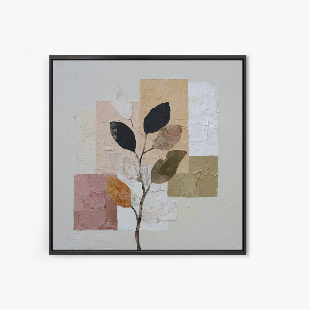 Minimal Branch Silhouette Canvas Print, Minimalist Art, Art, Living Room Decor, Oil Painting, Minimal, Canvas Tote Bag, MIN-1x1-99