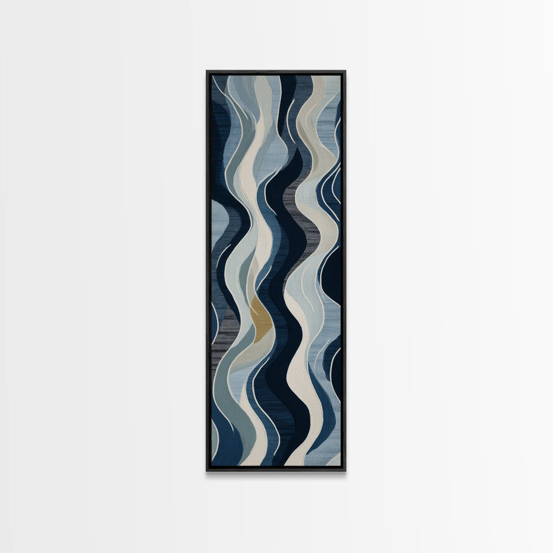 Minimal Abstract Wave Line Canvas Print, Minimalist Art, Minimalist Wall Art, Living Room Decor, Abstract Art, Minimal, MIN-1x3-1