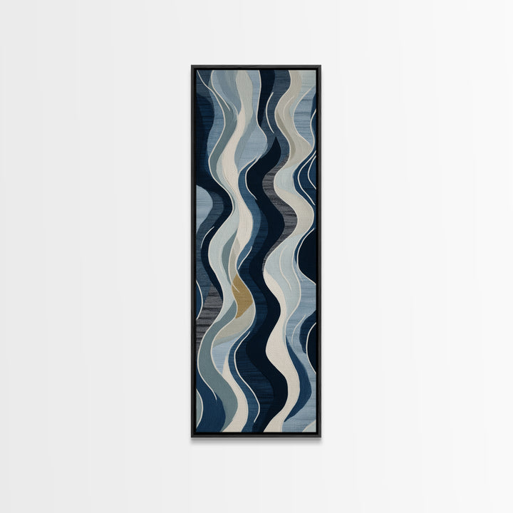 Minimal Abstract Wave Line Canvas Print, Minimalist Art, Minimalist Wall Art, Living Room Decor, Abstract Art, Minimal, MIN-1x3-1