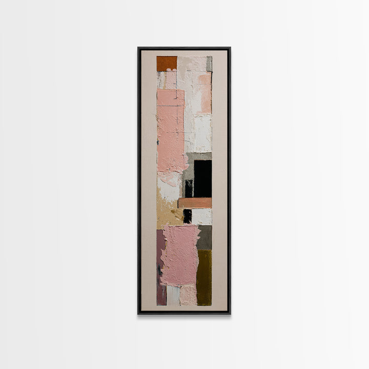 Minimal Horse Contour Framed Canvas Print, Minimalist Art, Modern Art, Living Room Decor, Oil Painting, Minimal, MIN-1x3-30