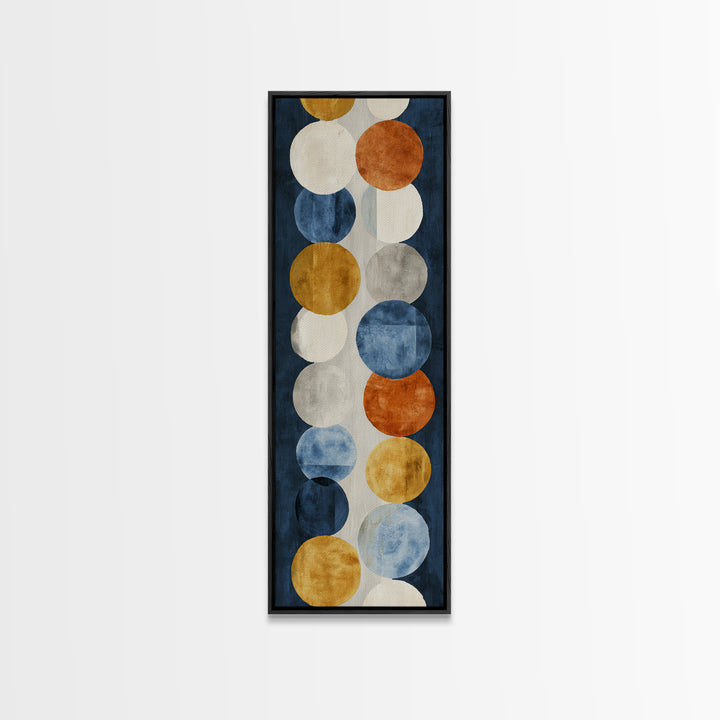 Single Brushstroke Circle Canvas Print, Minimalist Art, Boho Decor, Living Room Decor, Oil Painting, Minimal, Digital Prints, MIN-1x3-82