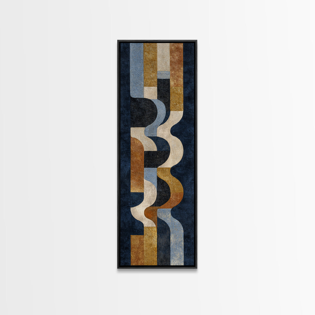 Minimal Abstract Wave Line Canvas Print, Minimalist Art, Boho Decor, Living Room Decor, Fine Art, Minimal, Digital Prints, MIN-1x3-97