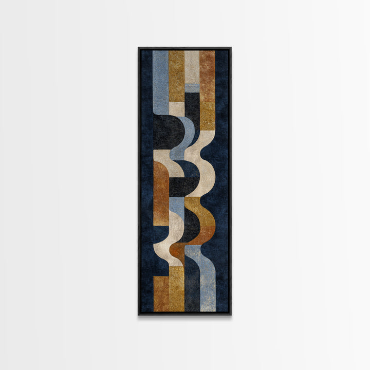 Minimal Abstract Wave Line Canvas Print, Minimalist Art, Boho Decor, Living Room Decor, Fine Art, Minimal, Digital Prints, MIN-1x3-97
