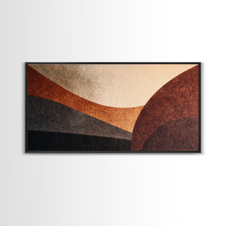 Monochrome Arch and Shadow Composition Framed Canvas Print, Minimalist Art, Contemporary Art, Living Room Decor, Minimal, MIN-2x1-28