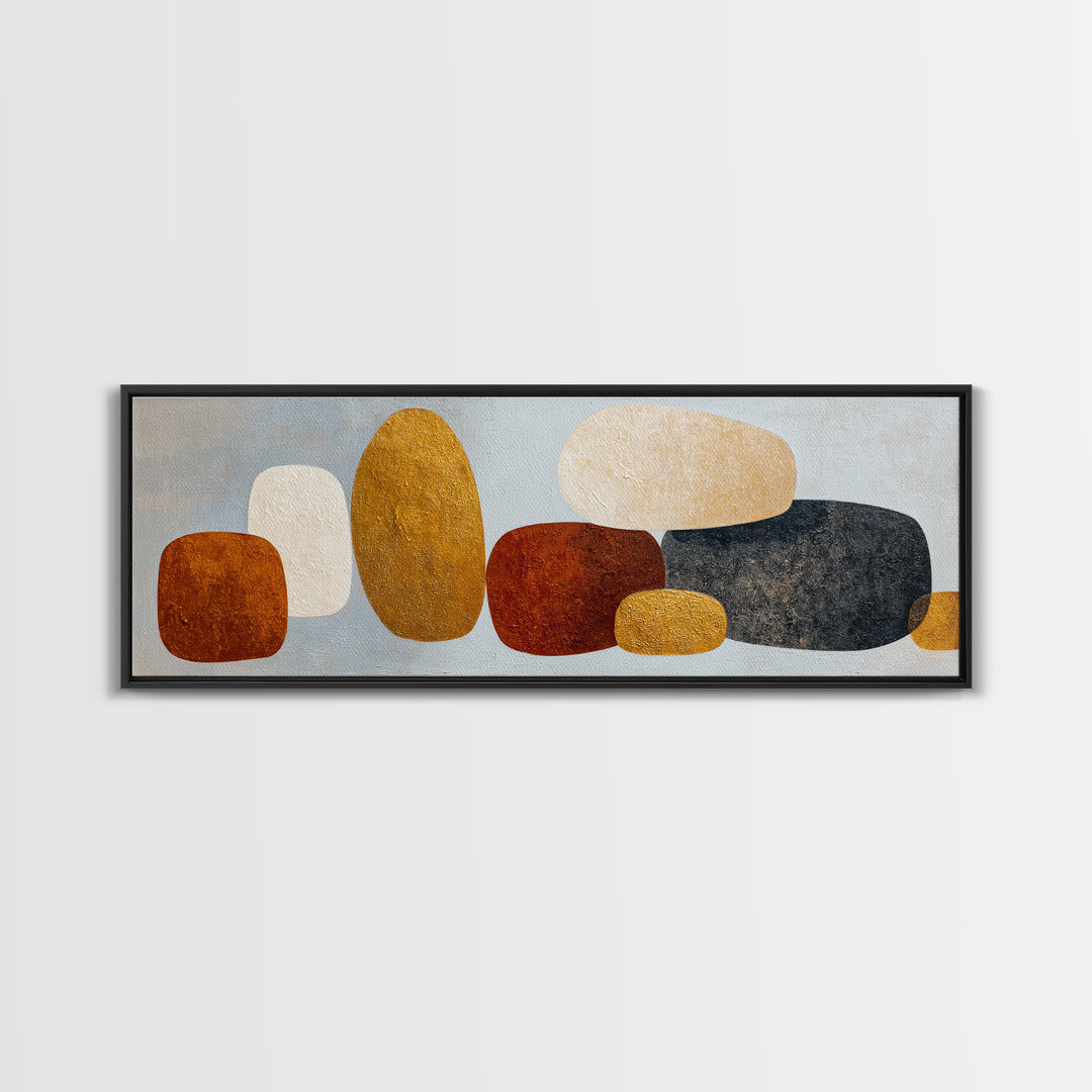 Quiet Stone Stack Canvas Print, Minimalist Art, Fine Art Print, Living Room Decor, Abstract Art, Minimal, Wall Decor, MIN-3x1-3