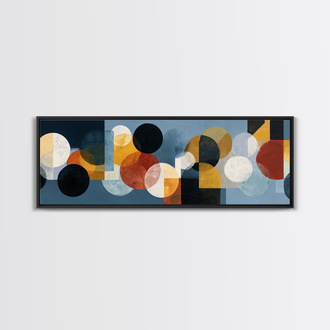 Single Brushstroke Circle Canvas Print, Minimalist Art, Large Wall Art, Living Room Decor, Fine Art, Minimal, Japanese Wall Art, MIN-3x1-38