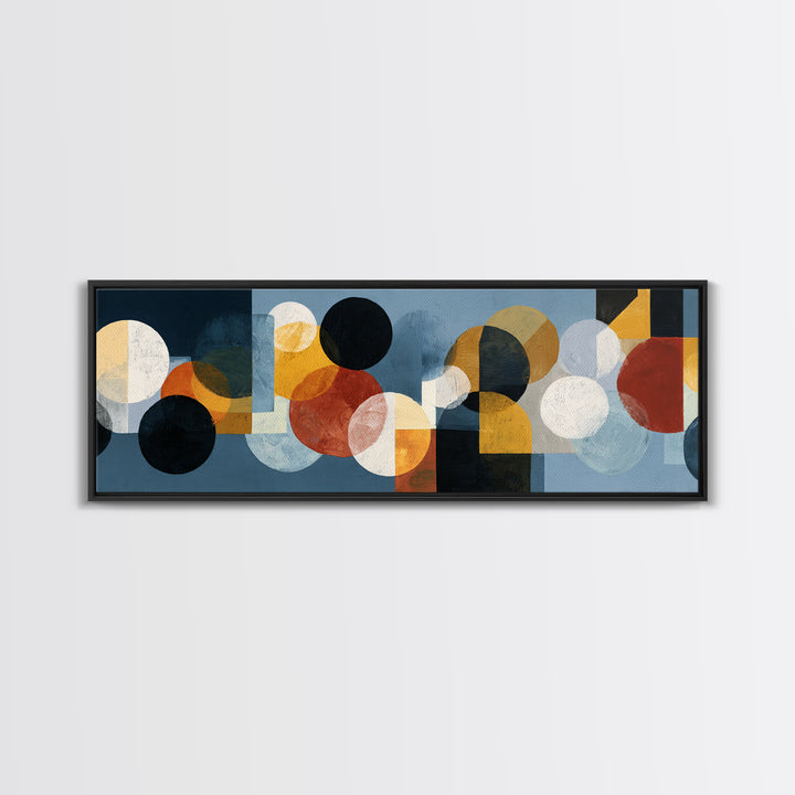 Single Brushstroke Circle Canvas Print, Minimalist Art, Large Wall Art, Living Room Decor, Fine Art, Minimal, Japanese Wall Art, MIN-3x1-38
