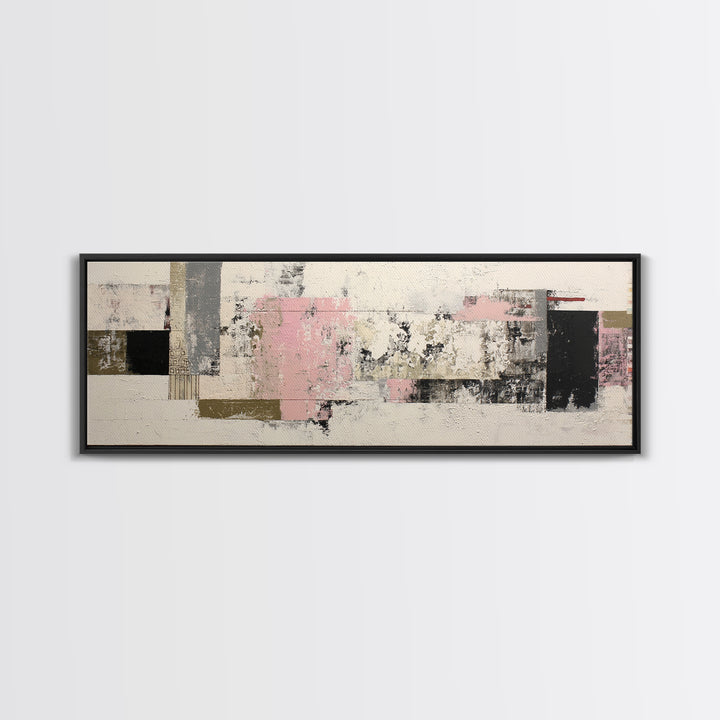 Small Cloud Study Canvas Print, Minimalist Art, Modern Art, Living Room Decor, Oil Painting, Minimal, Minimalist Decor, MIN-3x1-61