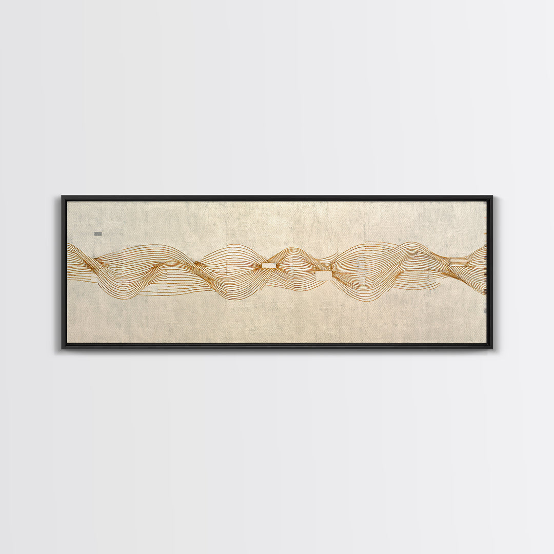 Minimal Cat Line Drawing Framed Canvas Print, Minimalist Art, Digital Wall Art, Living Room Decor, Abstract Art, Minimal, MIN-3x1-87