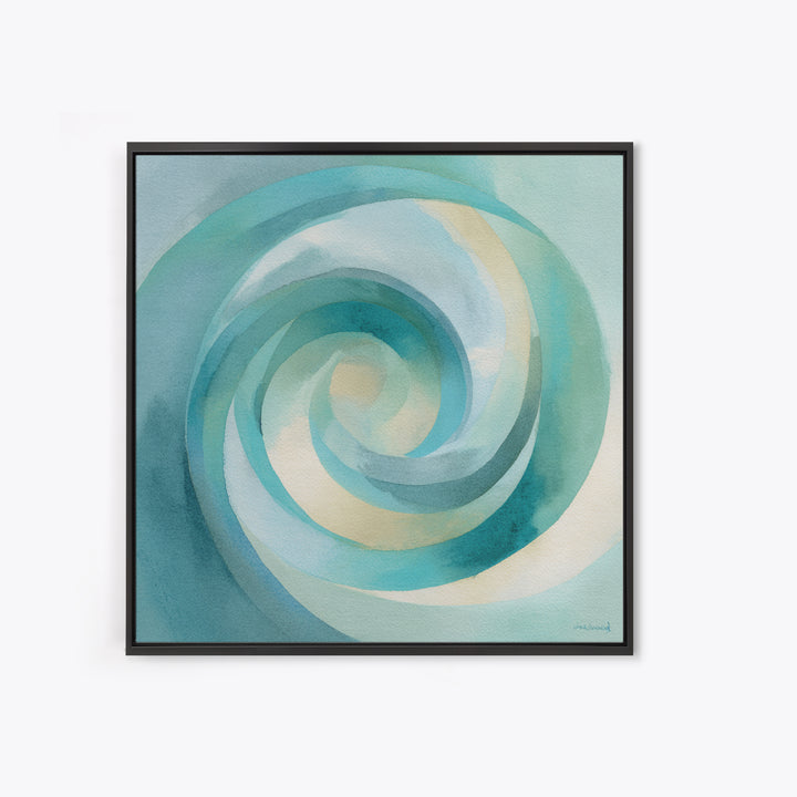 Abstract Healing Spiral Canvas Print, Medical Office Art, Printable Card, Office Decor, Abstract Art, Calm, School Nurse Art, MOA-1x1-15