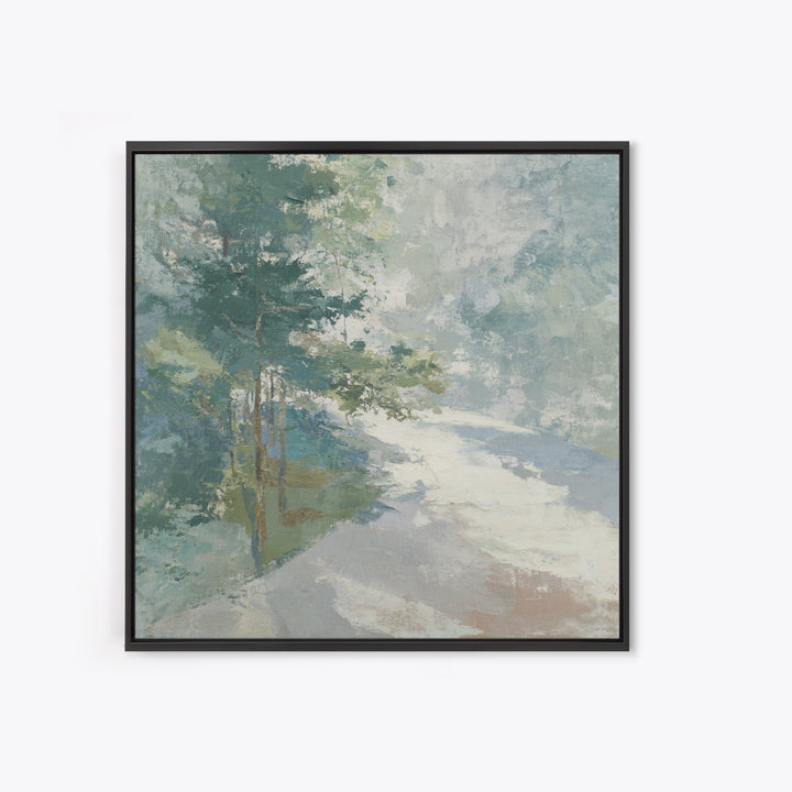 Gentle Forest Path Canvas Print, Medical Office Art, School Nurse Art, Office Decor, Fine Art, Calm, Luxury Decor, Art Print, MOA-1x1-17