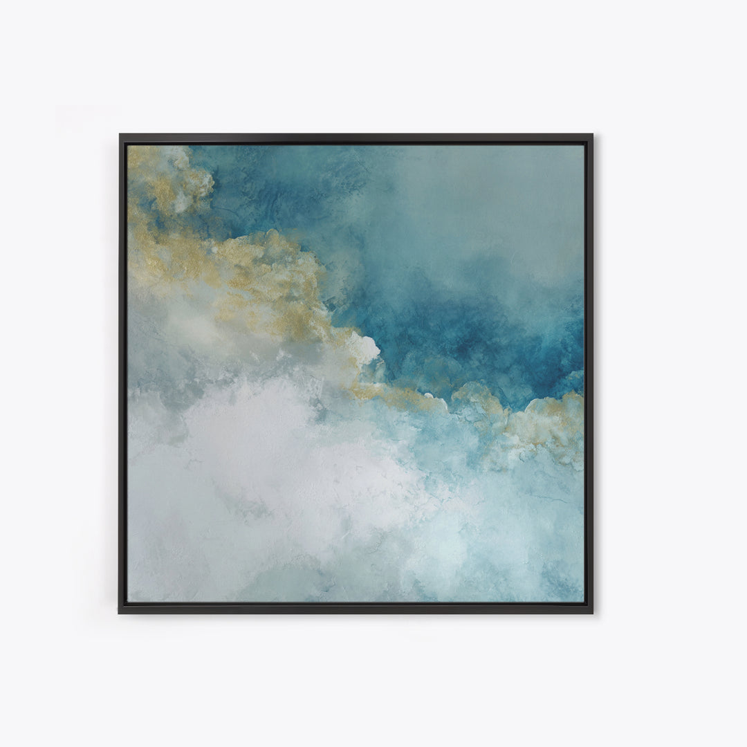 Subtle Marble Texture Canvas Print, Medical Office Art, Medical Art, Office Decor, Watercolor Art, Calm, Biology Art, MOA-1x1-19