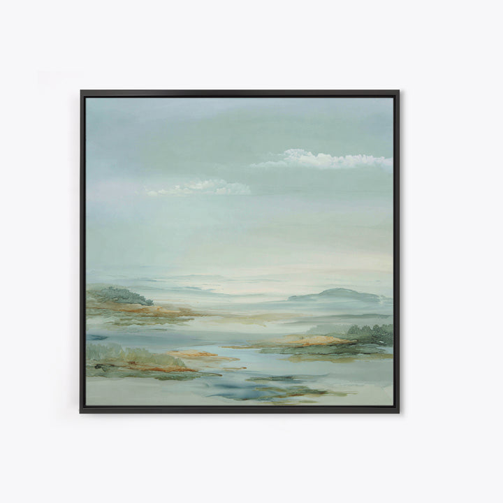 Large Neutral Landscape Framed Canvas Print, Medical Office Art, Art Print, Office Decor, Fine Art, Calm, Printable Art, MOA-1x1-40