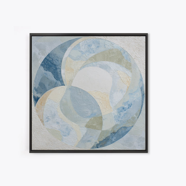 Subtle Marble Texture Framed Canvas Print, Medical Office Art, Medical Wall Art, Office Decor, Oil Painting, Calm, MOA-1x1-43