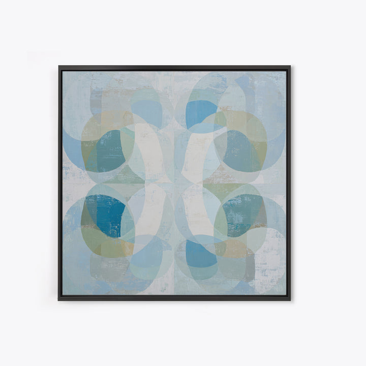 Calming Blue Abstract Canvas Print, Medical Office Art, Modern Decor, Office Decor, Abstract Art, Calm, Home Decor, Wall Decor, MOA-1x1-49