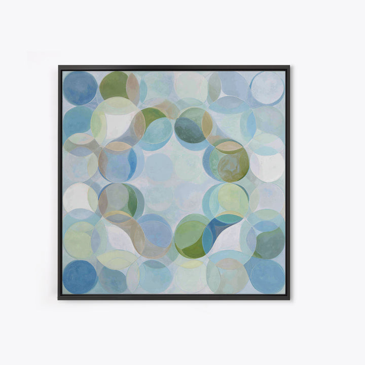 Abstract Cells and Circles as Soothing Pattern Canvas Print, Medical Office Art, Science Art, Office Decor, Abstract Art, Calm, MOA-1x1-5