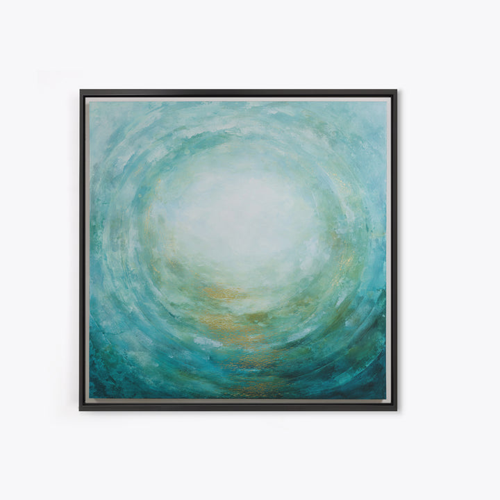 Abstract Healing Spiral Framed Canvas Print, Medical Office Art, Medical School, Office Decor, Fine Art, Calm, Minimalist Decor, MOA-1x1-63