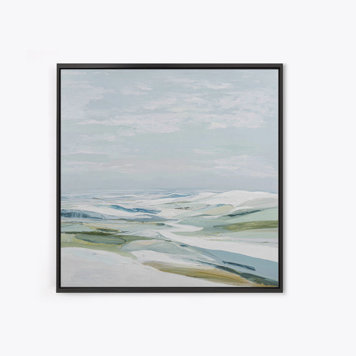 Large Neutral Landscape Framed Canvas Print, Medical Office Art, Brain Poster, Office Decor, Fine Art, Calm, Medical School, MOA-1x1-64